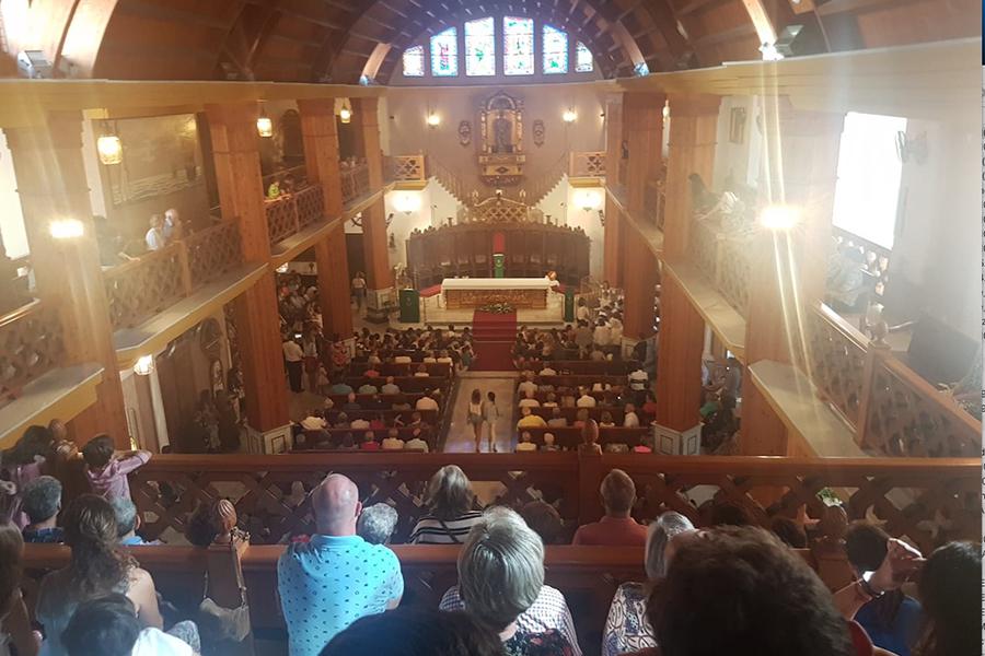 Celebración en la parroquia Santa María del Mar