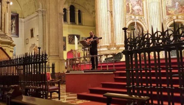 Pregón del Domund de Toño Casado en la Catedral de Málaga