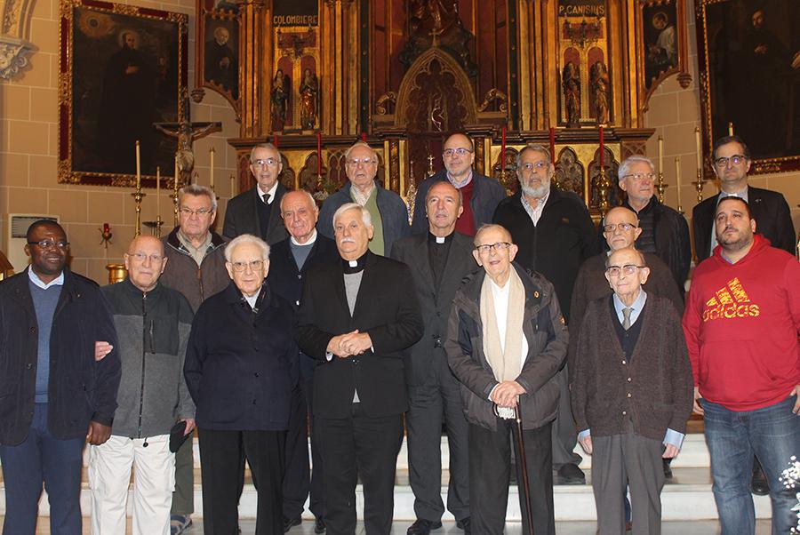 Arturo Sosa SJ, Padre General de la Compañía de Jesús, con la comunidad jesuita del Sagrado Corazón, en Málaga