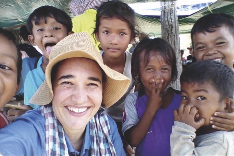 Ester Palma, misionera en Corea y youtuber, en Málaga