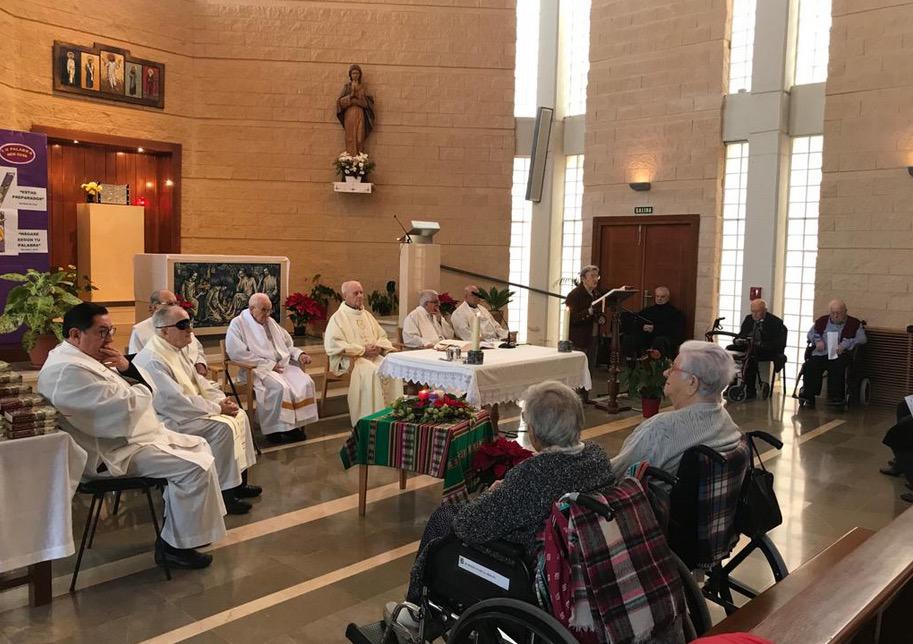 Eucaristía en el 90 aniversario de Don Ramón Buxarrais en el Buen Samaritano