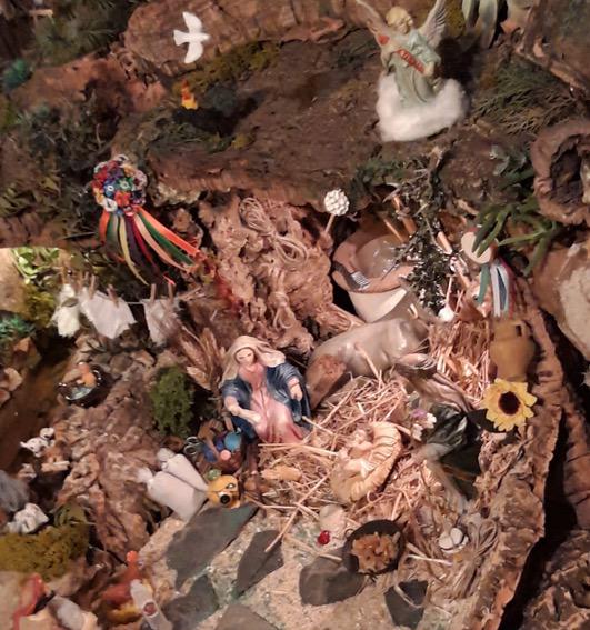 Belén de la Congregación de los Santos Patronos de Málaga en su casa de hermandad