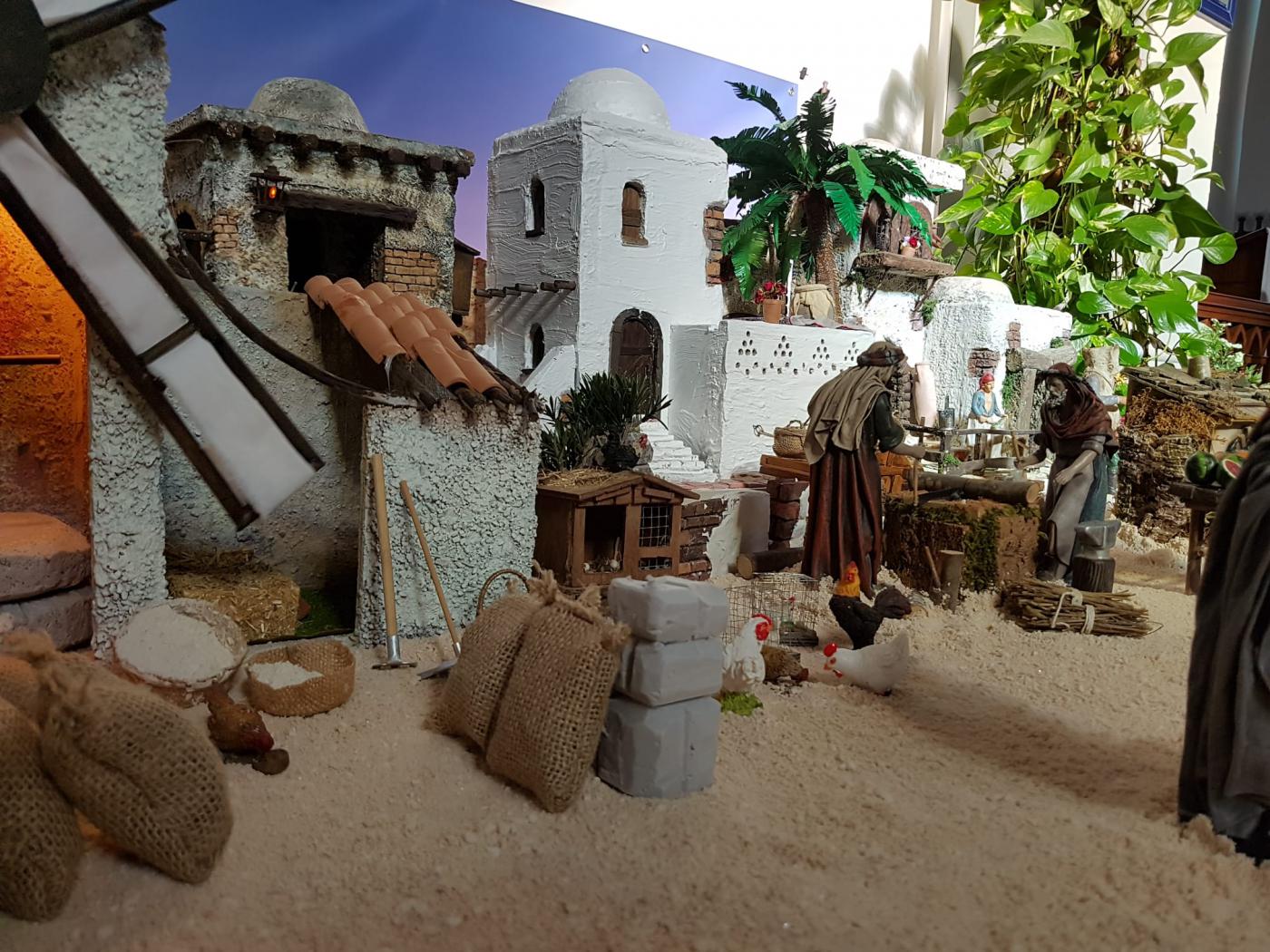 Belén de la parroquia del Rosario en La Cala del Moral