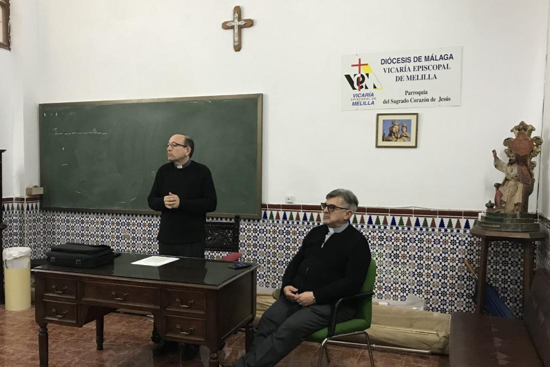 El delegado de Liturgia visita Melilla