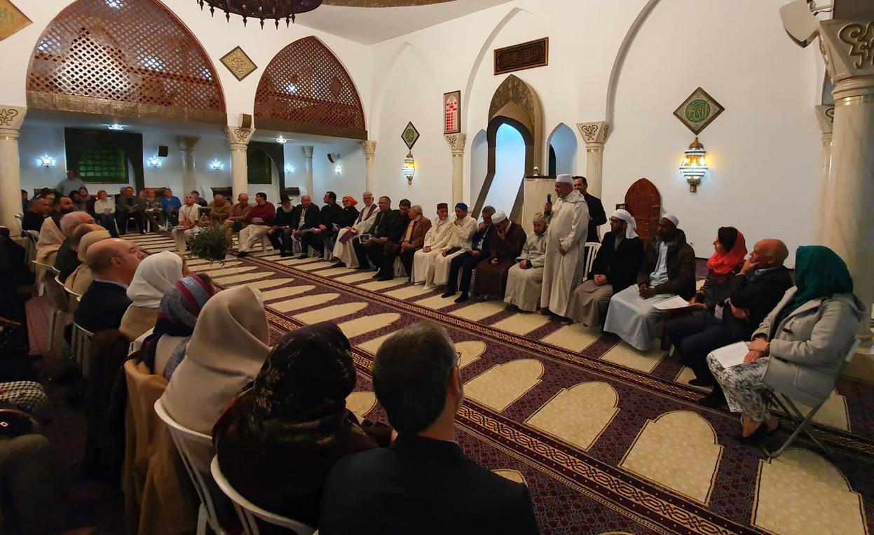 Oración interreligiosa por la paz en la mezquita de Marbella, el 16 de diciembre de 2019