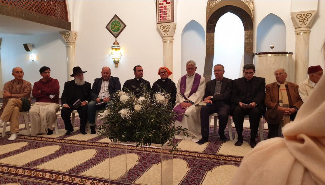 Oración interreligiosa por la paz en la mezquita de Marbella, el 16 de diciembre de 2019