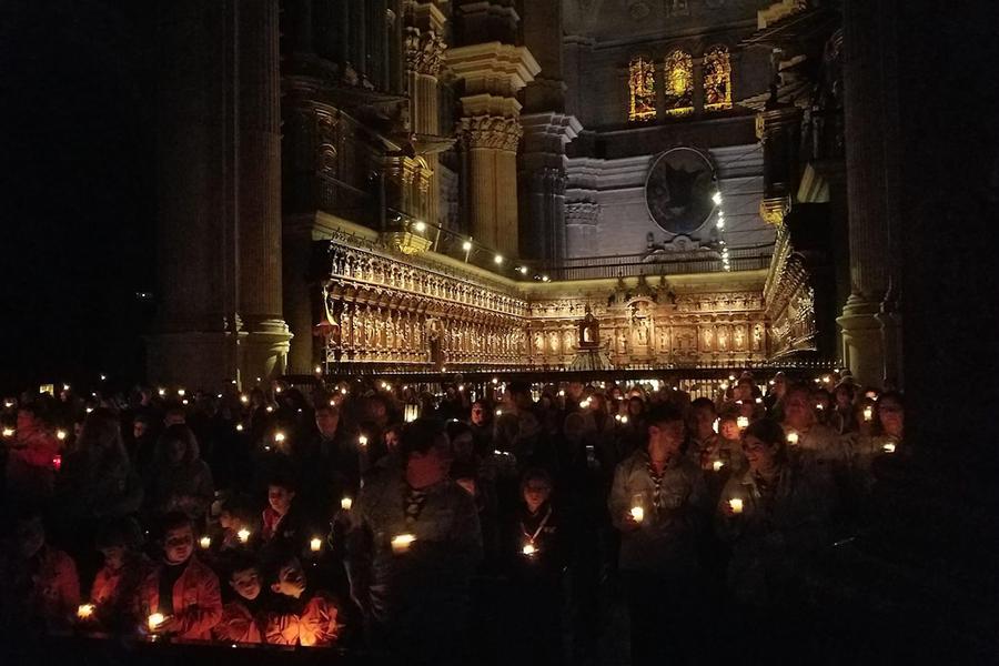 La Luz de la Paz de Belén llega a Málaga