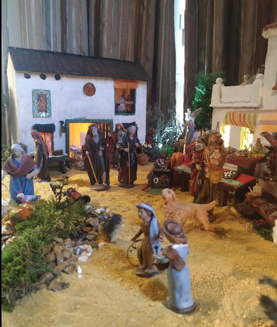 Belén de la familia Domingo González, de la parroquia de la Victoria