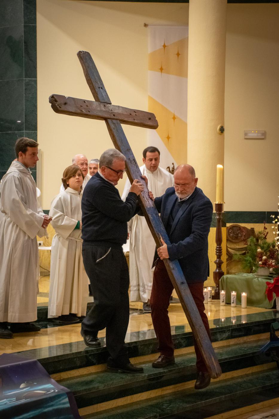 La Cruz de Lampedusa en la parroquia Santa María de la Amargura