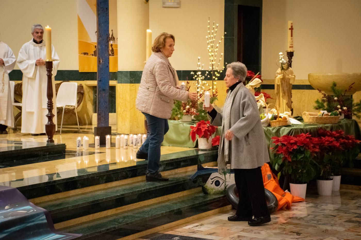 La Cruz de Lampedusa en la parroquia Santa María de la Amargura