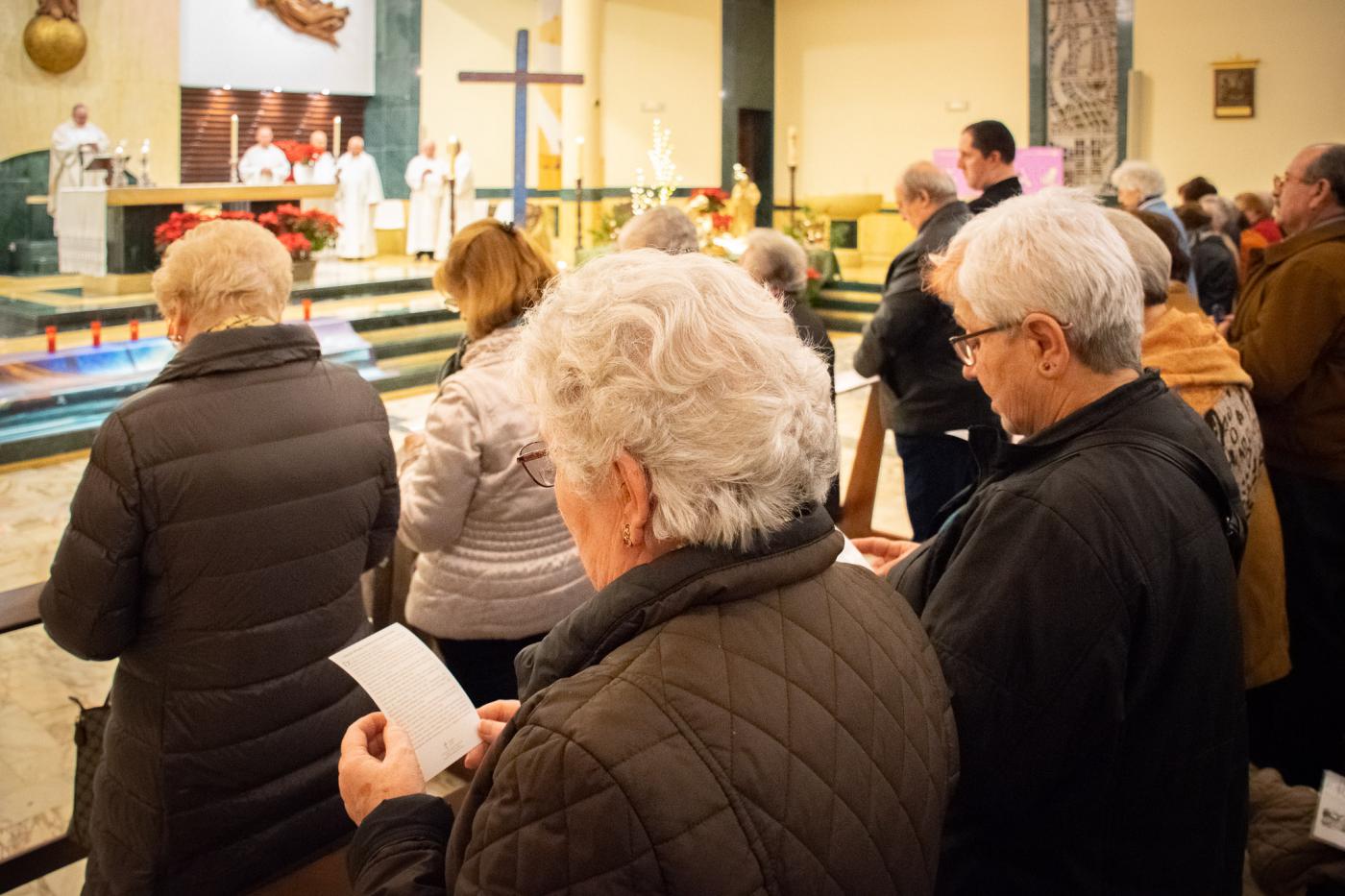 La Cruz de Lampedusa en la parroquia Santa María de la Amargura