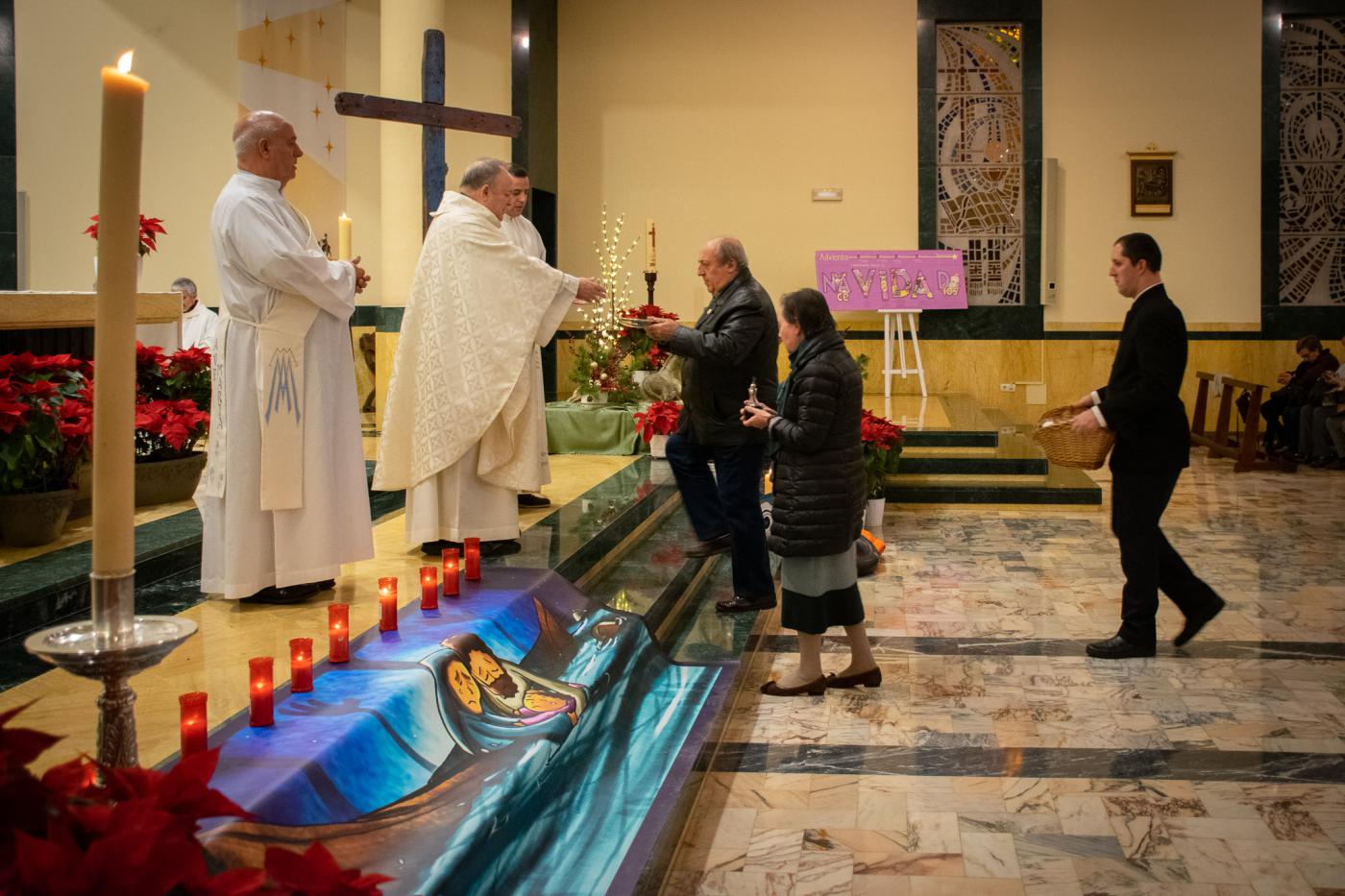 La Cruz de Lampedusa en la parroquia Santa María de la Amargura