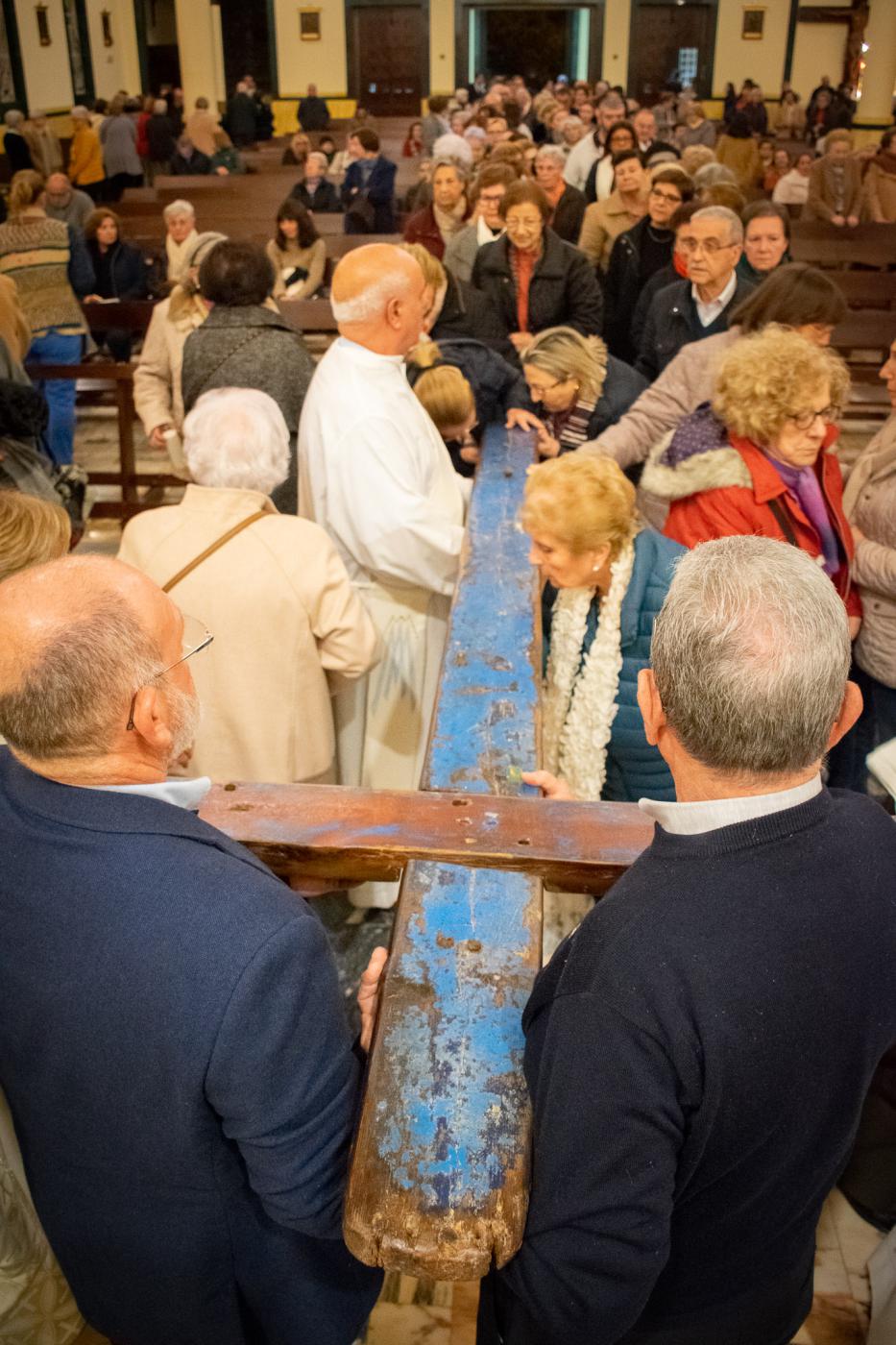 La Cruz de Lampedusa en la parroquia Santa María de la Amargura