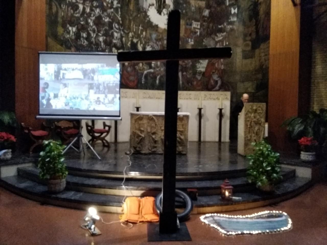 Vigilia de oración en la parroquia de Santa Rosa de Lima