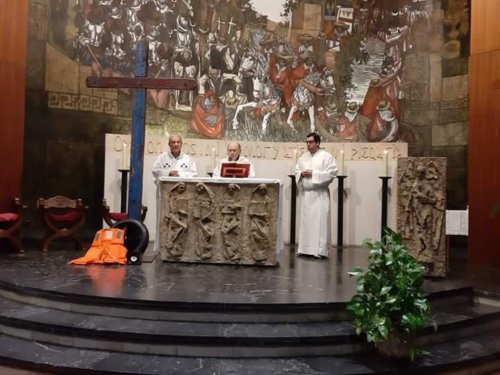 Eucaristía en la parroquia de Santa Rosa de Lima