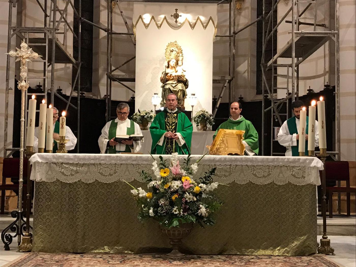 D. Jesús Catalá en su visita pastoral a Melilla, en enero de 2020