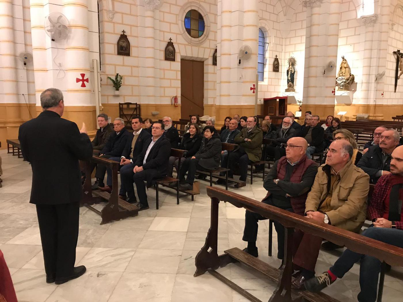 D. Jesús Catalá en su visita pastoral a Melilla, en enero de 2020