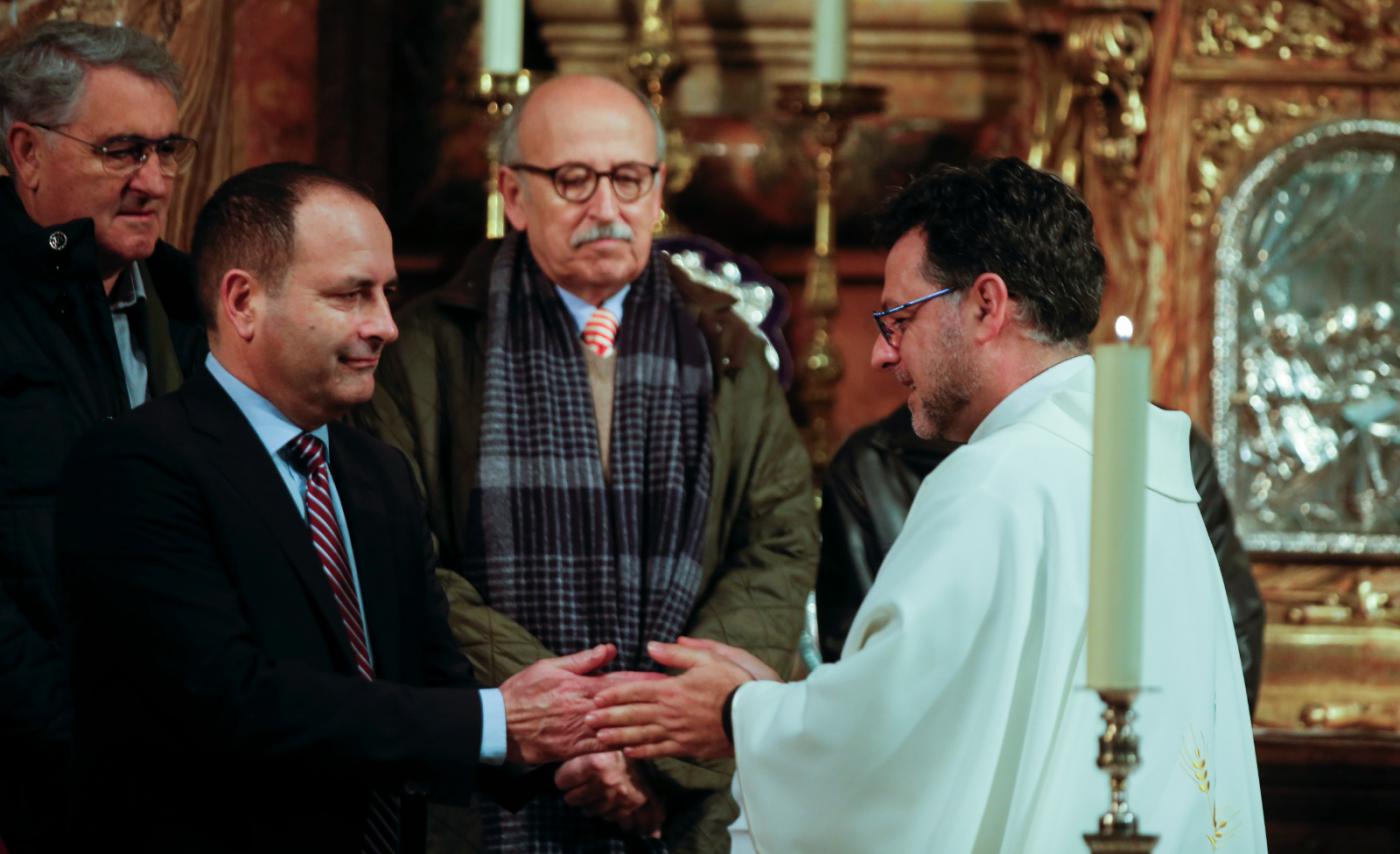 Celebración del patrón de los periodistas y entrega del Premio Cardenal Herrera al periodista Manuel Castillo, director de Diario Sur // Ñ. SALAS