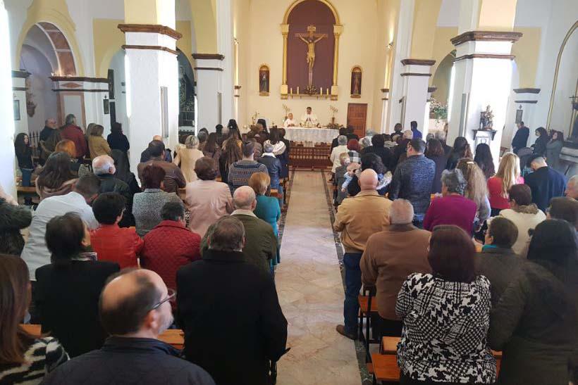 Algatocín recibe al Obispo en la Candelaria