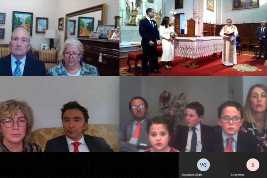 Boda de Natalia y Rafael en la parroquia del Corpus Christi