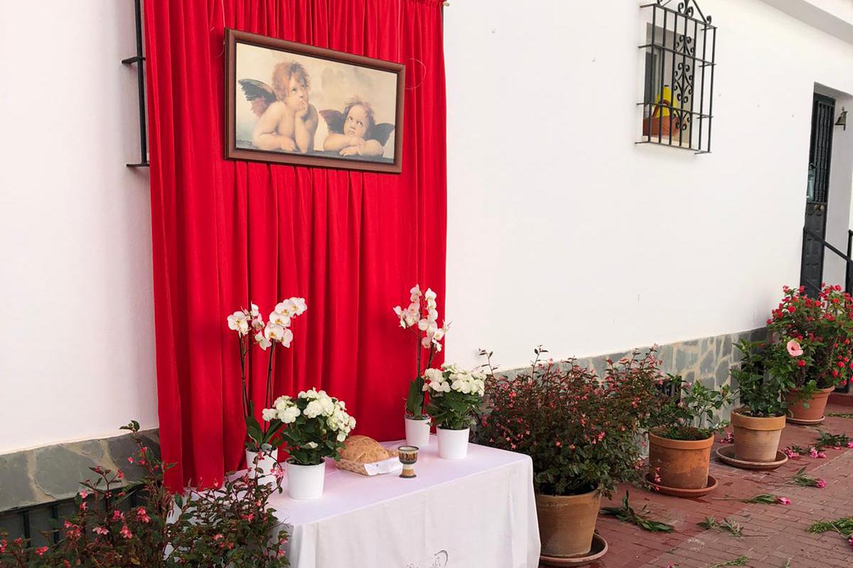 Corpus Christi en la parroquia de Benagalbón