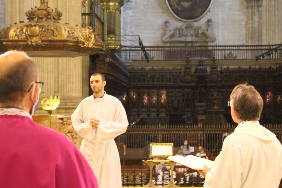 Ordenación de diácono del seminarista David Roca // D. GUTIÉRREZ