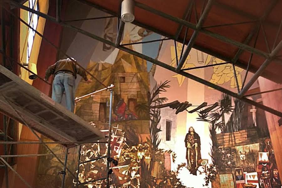 Santa Rosa de Lima, vista por Chicano y venerada por los malagueños