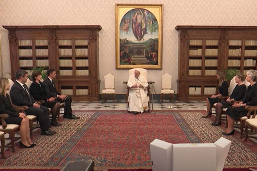 El Papa recibe en audiencia al presidente del Gobierno