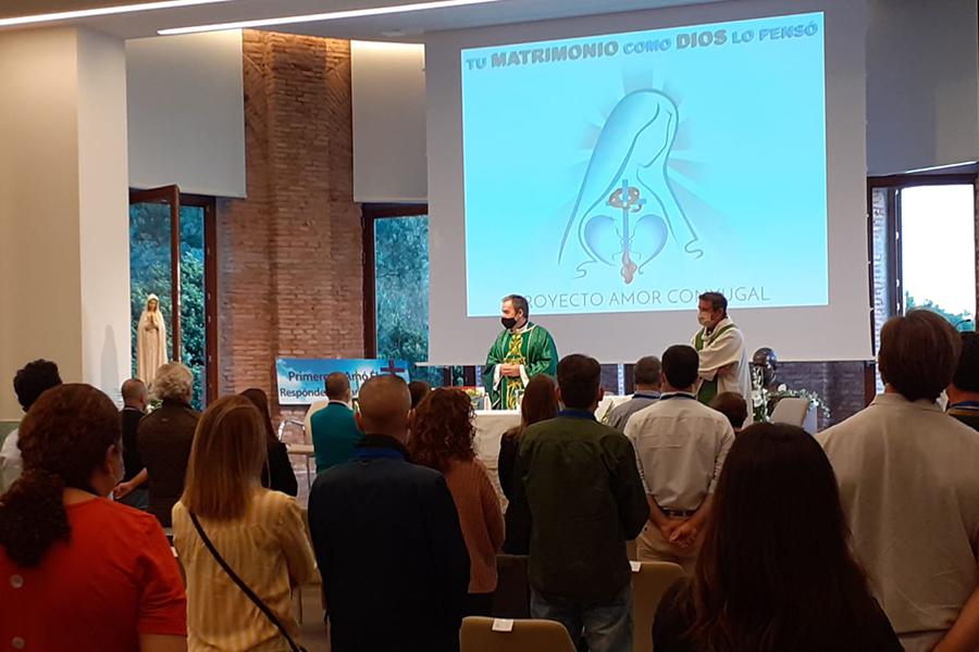 Retiro de Amor Conyugal celebrado en Casa Diocesana Málaga, en octubre de 2020