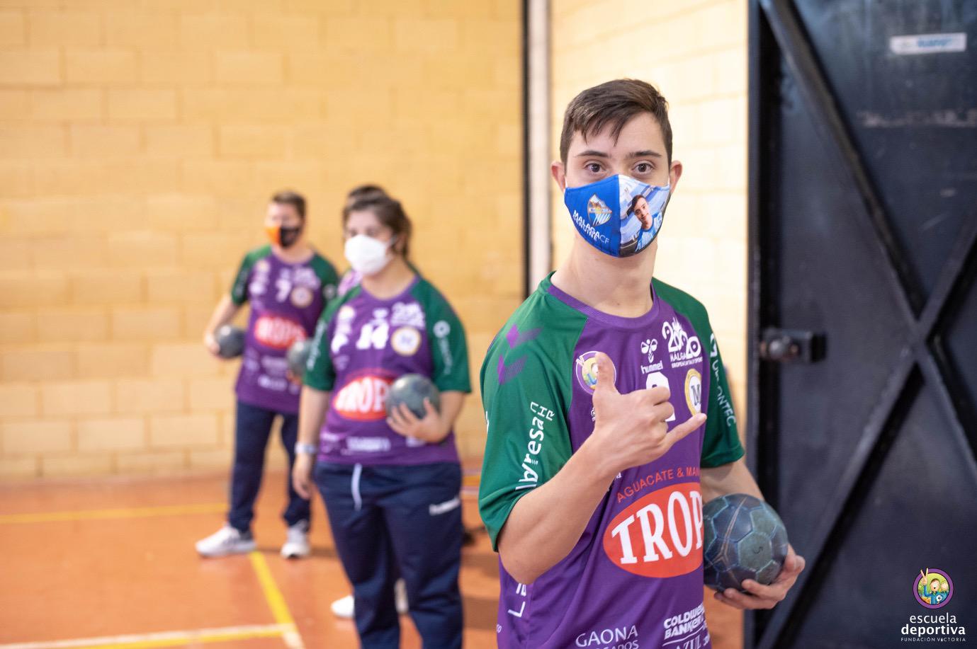 Trops Malaga-E.D. Fundacion Victoria de balonmano Sindrome de Down