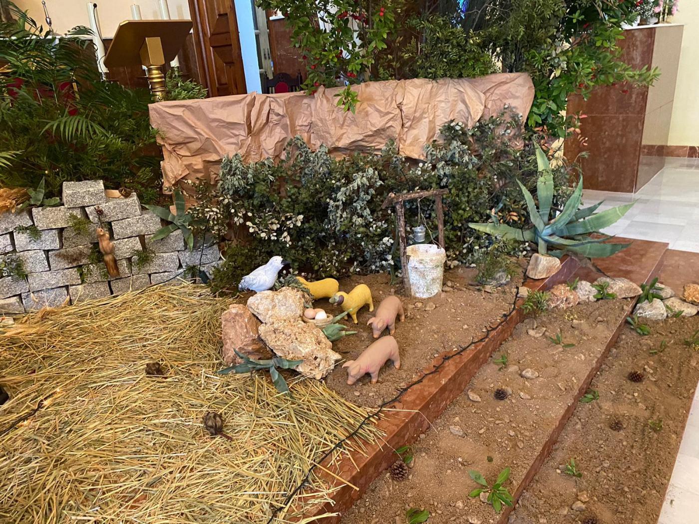 Belén de la parroquia de Santa Rosa de Lima en Igualeja