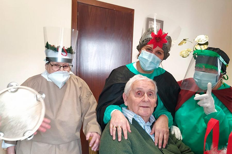 Esta Navidad en la Residencia de las Hermanitas de los Pobres de Ronda