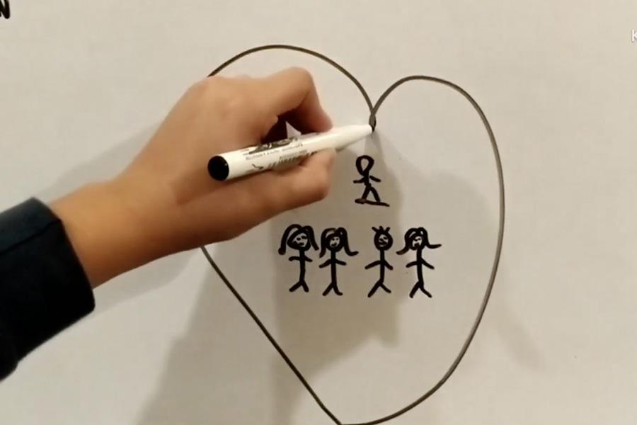 Fotograma del vídeo de Julieta Escuredo premiado en el Concurso de Infancia Misionera de la OMP