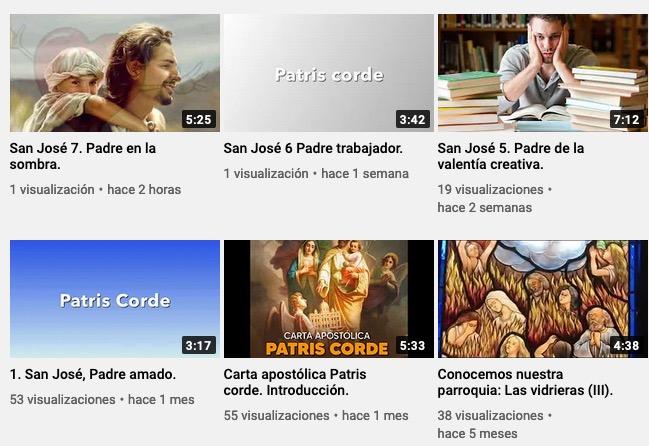 San José en el canal de YouTube de la parroquia de Los Boliches