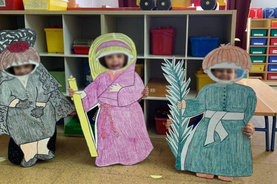 Alumnos de la asignatura de Religión del Colegio Público Rural Almazara de Jubrique y Genalguacil