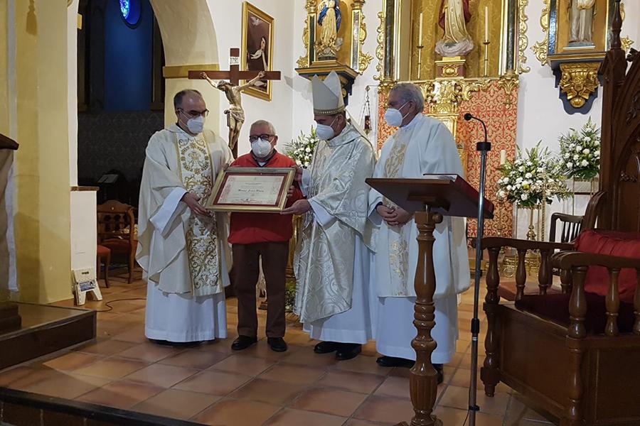 Visita Pastoral del Obispo de Málaga, D. Jesús Catalá, a Salto del Negro