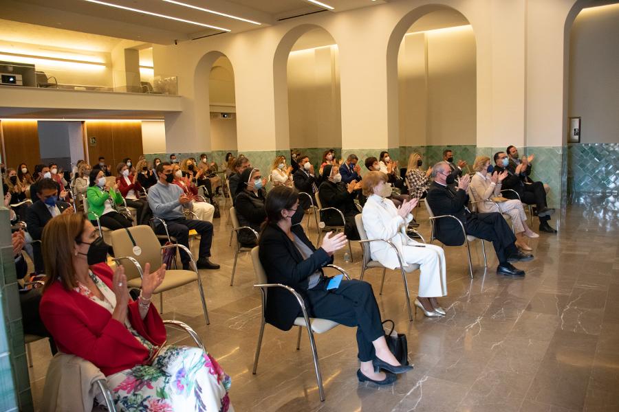 El acto contó con todas las medidas de seguridad // Fotografía Griñán