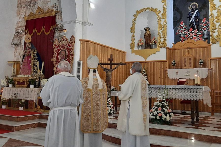 Visita Pastoral de D. Jesús Catalá a la parroquia de Cútar, en Axarquía Interior