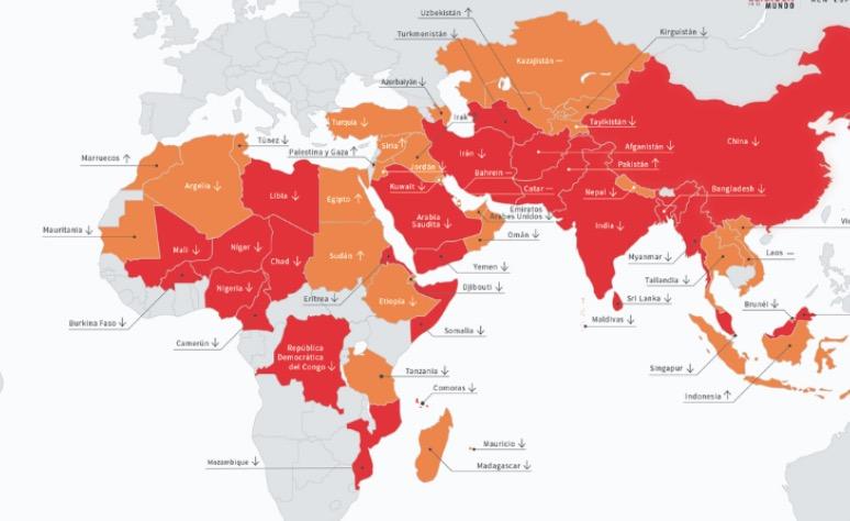 El derecho a la libertad religiosa retrocede en el mundo