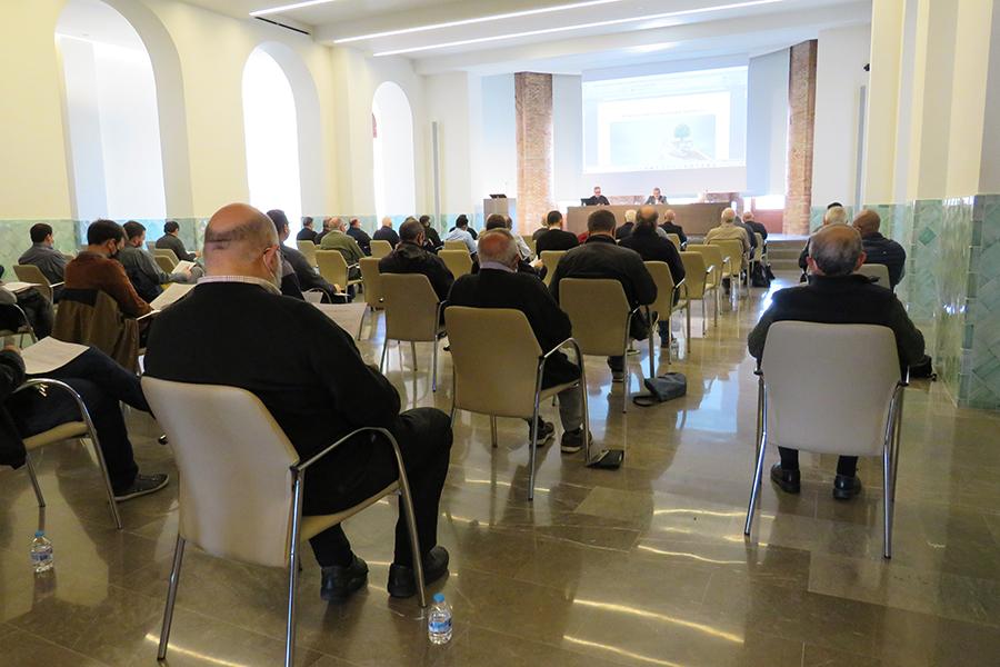 D. Ángel Galindo García, Vicario General de Segovia, en la Jornada de Formación para el Clero // E. LLAMAS