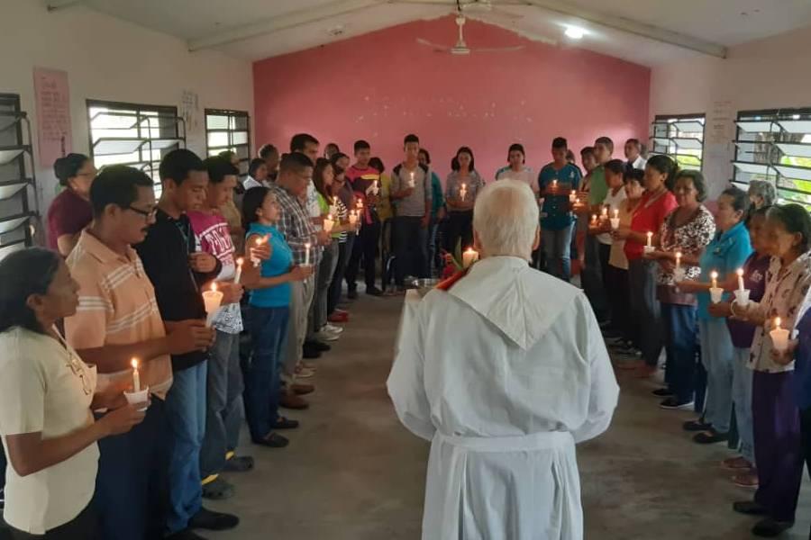 Celebración en la Misión de Caicara del Orinoco en Venezuela