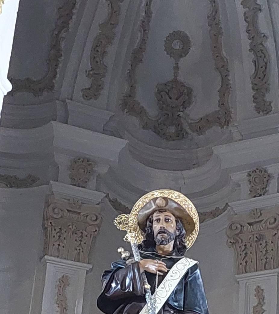 San Roque en la parroquia de Nuestra Señora de la Encarnación en Cutar// M. LOZANO