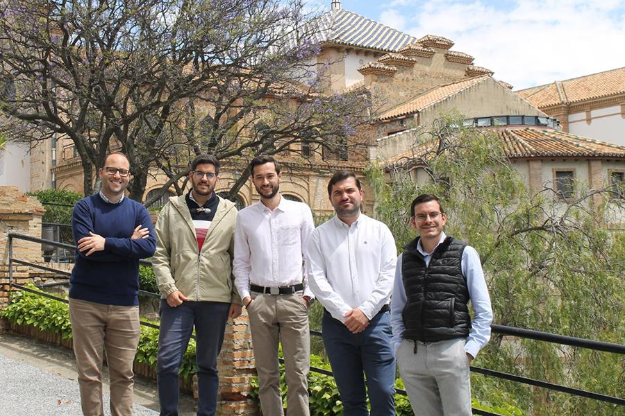 Aarón Benzaquén, Santiago Bremermann, Eduardo Muñoz, Rafael López y Juan Manuel Caracuel