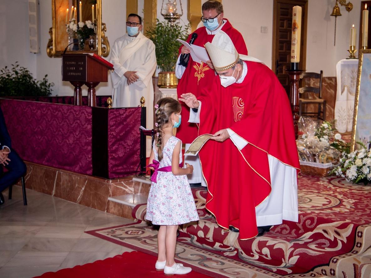 Visita Pastoral del Obispo de Málaga, D. Jesús Catalá, a Riogordo // M. RANEA