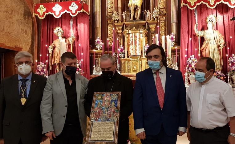 Exvoto regalado al grupo de devotos del Santo Cristo de la Salud