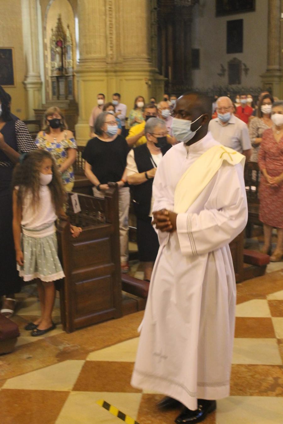 Ordenación sacerdotal de Fernando Eningo Patabobe de manos del Obispo de Málaga, D. Jesús Catalá // A. LÓPEZ CARDOSA