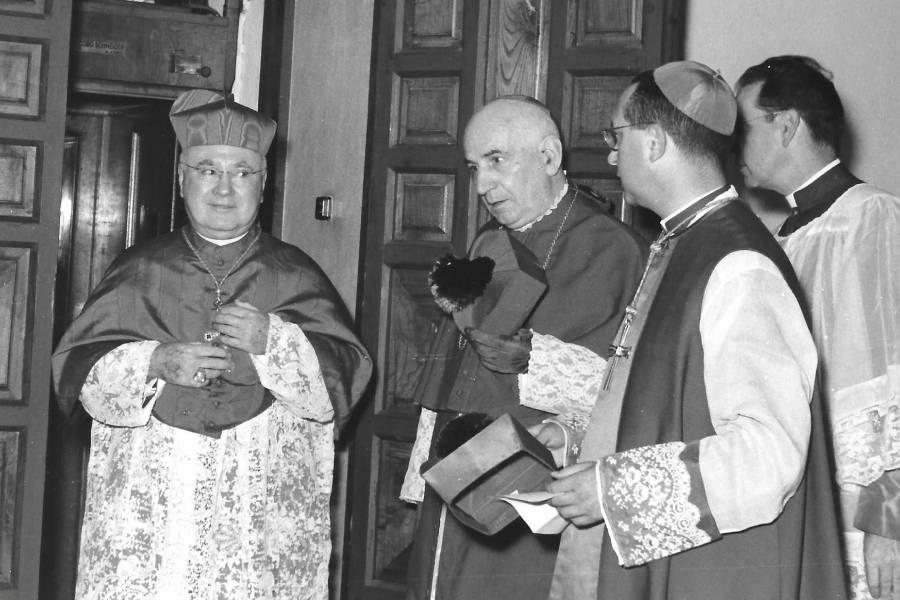 El cardenal Spellman visitó Málaga en 1958