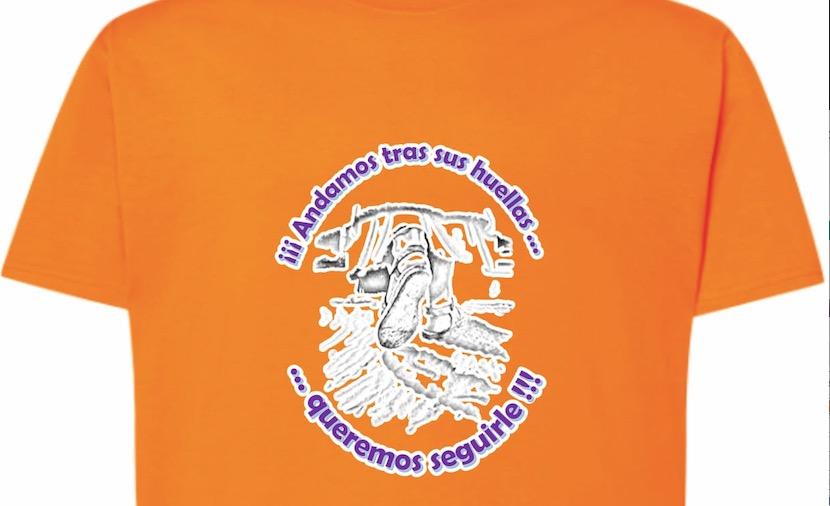 Detalle de la camiseta diseñada por los jóvenes