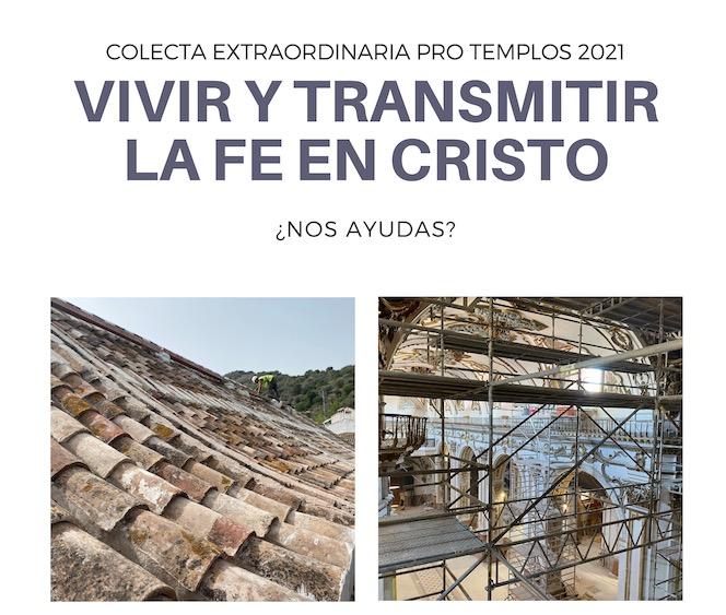 Detalle del Cartel para la Jornada Pro Templos 2021