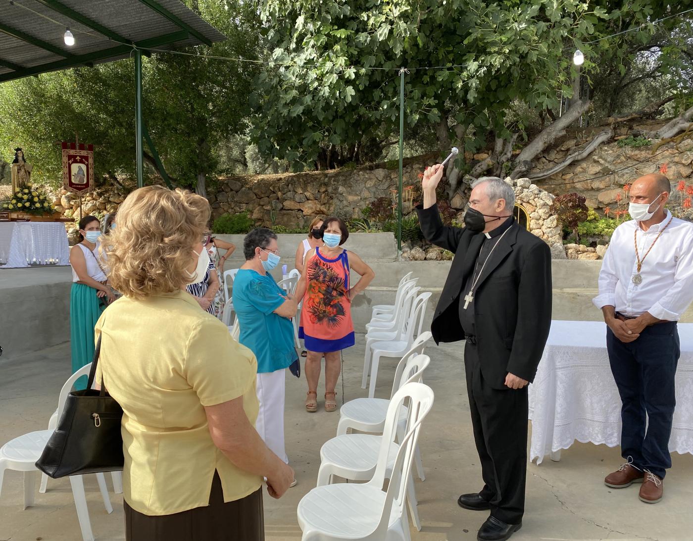 Visita Pastoral de D. Jesús Catalá a las pedanías de Los Marines y El Regalón, en Periana